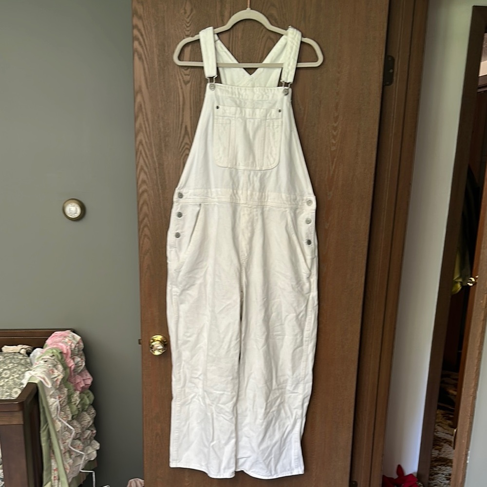Old Navy White Women's Jeans Overalls